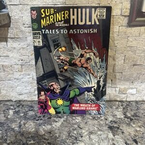 Tales To Astonish #86 Hulk Sub-Mariner Krang Vintage Marvel 1966‎ Very Nice